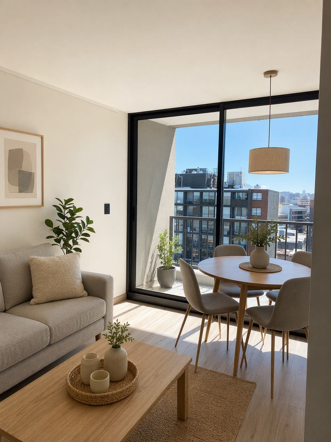 Living-comedor amoblado