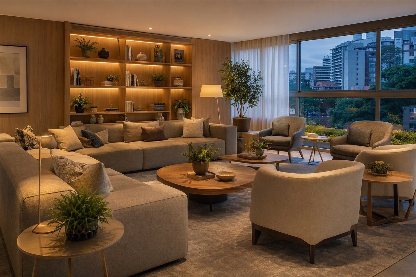Salón lounge de áreas comunes